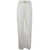 Alberta Ferretti ALBERTA FERRETTI STRETCH GABARDINE TROUSER CLOTHING WHITE