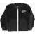 Nike Sherpa Bomber With Contrast Zip-Closure Black
