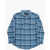 Converse All Star Plaid Check Flannel Lifestyle Overshirt Blue
