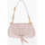 Chloe Textured Leather Shoulder Bag With Removable Strap Pink