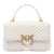 Pinko Pinko Classic Lady Love Bag Puff Chevron Handbag WHITE