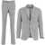 Tagliatore Single-breasted suit Grey