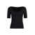 Pinko Pinko Marrubio Knitted T-Shirt Black