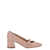 Casadei 'Emily' Pink Pointed Pumps with Pearl Detail in Patent Leather Woman PINK