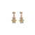 Versace Versace Crystal La Medusa Hoop Earrings GOLD