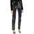 COURRÈGES Vinyl-Effect Coated Cotton Pants BLACK