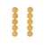 Versace VERSACE TRIBUTE JELLYFISH PENDANT EARRINGS GOLD