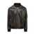 Versace Versace Leather Jacket Black