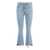 MOTHER Mother The Insider Crop Step Chew Stretch Cotton Jeans DENIM