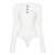 Khaite KHAITE Janelle cotton bodysuit WHITE