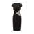 Givenchy GIVENCHY 4G Crepe and Tulle Dress BLACK