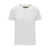 Dolce & Gabbana DOLCE & GABBANA Jersey T-Shirt with Dolce&Gabbana Flock WHITE