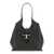 TOD'S TOD'S TIMELESS T TOTE BAG BLACK
