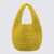 JW Anderson JW Anderson Yellow Cotton Popcorn Basket Tote Bag YELLOW