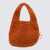 JW Anderson JW Anderson Orange Cotton Popcorn Basket Tote Bag ORANGE