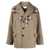 Maison Margiela Maison Margiela Pendleton Detail Wool Blend Caban Coat BEIGE