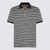 MISSONI BEACHWEAR Missoni Black Cotton Polo Shirt SPAC E DYED BLACK WHTE