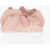 THEMOIRè Nylon Bios Shoulder Bag With Decorative Chain Pink