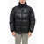 Burberry Solid Color Down Jacket With Zip Closure Black