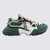 Dolce & Gabbana DOLCE & GABBANA GREEN AND WHITE LEATHER AIRMASTER SNEAKERS GREEN