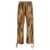 MSGM Msgm Dirty-Effect Cargo Pants Beige