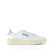 AUTRY Autry Leather Sneakers With Turquoise Detail LIGHT BLUE, WHITE