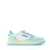 AUTRY Autry Two-Tone White And Turquoise Leather Sneakers LIGHT BLUE, WHITE