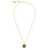 Versace Gold-Colored Necklace With Medusa Charm In Metal Man GREY