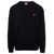 Kenzo Black Sweatshirt with Boke Flower Print in Wool Man BLACK