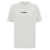 Jil Sander White T-Shirt with Contrasting Logo Print in Cotton Woman WHITE