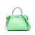 Fendi FENDI Peekaboo mini leather handbag GREEN