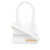 JACQUEMUS Jacquemus White Leather Handbag With Gold Logo Plaque WHITE