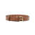 Prada PRADA buckle-fastened leather belt CAMEL