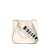 Stella McCartney STELLA MCCARTNEY perforated-logo shoulder bag WHITE