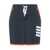 Thom Browne Thom Browne Mini Pleated 4-Bar Skirt BLUE