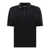 Brunello Cucinelli Brunello Cucinelli Piqué Polo Shirt With Monili Black