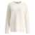 Brunello Cucinelli Brunello Cucinelli Cashmere English Rib Sweater With Monili WHITE