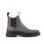 Paul Smith PAUL SMITH Grey smooth leather ankle boots GRAY