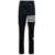 Thom Browne Navy Blue Pants with 4 Bar Detail in Cotton Man BLU