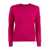 Mc2 Saint Barth MC2 Saint Barth Fuchsia Crew-Neck Sweater With St. Barth Embroidery PINK