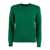 Mc2 Saint Barth MC2 Saint Barth Green Crewneck Sweater With St. Barth Embroidery GREEN