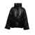 Nanushka Black Vegan Leather  Quilted Jacket Nanuskha Woman BLACK