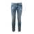 PT01 PT01 Blue stretch cotton slim jeans BLUE