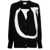 Off-White OFF-WHITE maxi logo-intarsia wool cardigan BLACK WHITE A