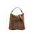 Isabel Marant ISABEL MARANT suede-finish leather tote bag BROWN