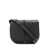 A.P.C. Sac Betty Crossbody Bag in Black Leather with Logo Woman A.P.C. BLACK