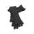 Rick Owens Rick Owens Opera Knit Wool Gloves Accessories Black