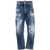 DSQUARED2 DSQUARED2 Bro ripped cropped jeans NAVY BLUE