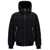 DSQUARED2 'Icon' Black Down Hooded Jacket In Polyamide Man BLACK