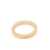 Maison Margiela Gold-Colored Ring With Logo Lettering Engraving In Silver Woman GREY